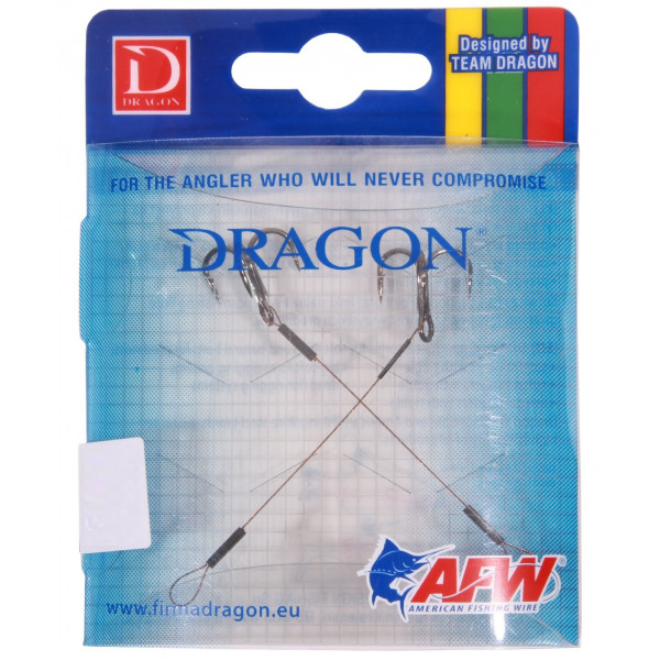 Dragon Treble Hook 1x7 AFW Surfstrand Stingers, 2 pieces!