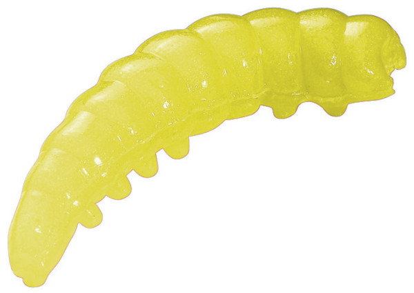 Berkley Powerbait Honey Worms, 55 pcs! - Hot Yellow