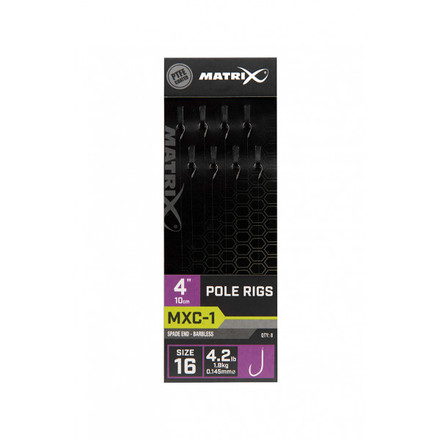 Matrix MXC-1 Pole Rig 4" (10cm) Barbless (8pcs)