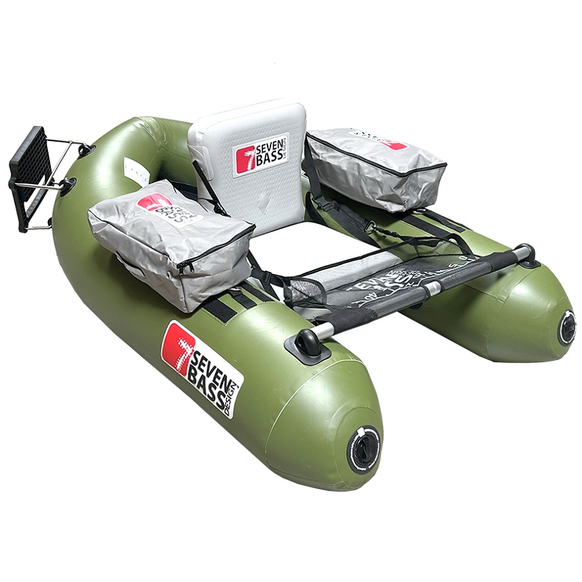 Seven Bass Float Tube Brigad Neo Bellyboat (Incl. Holder for Electric Motors)