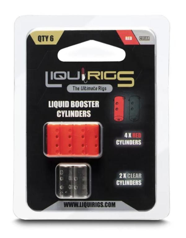 Liquirigs Liquid Booster Cylinders - Red & Clear