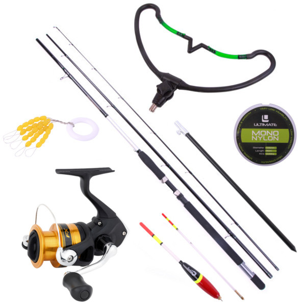 Match Set with Sensas rod, Shimano reel and lots of accessories!