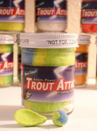 Top Secret Trout Attac Trout Dough - Rainbow Green