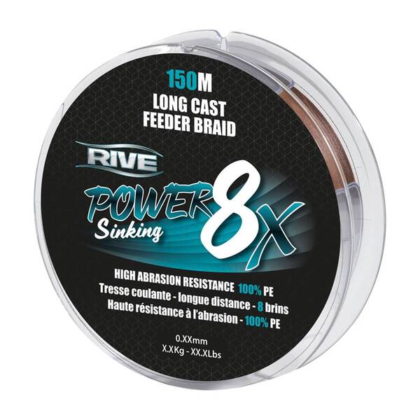 Rive Power 8X Sinking Braid 150m Braided Line