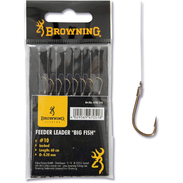Browning Feeder Big Fish hook-to-nylon