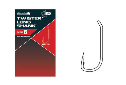 Nash Twister Long Shank Carp Hook
