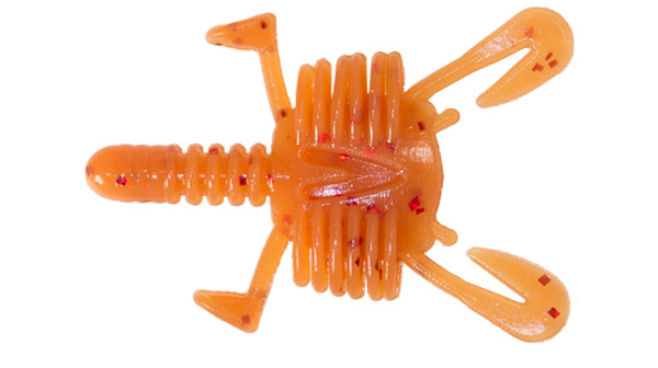 Reins Small Crab, 12 pcs - #311 - Brown Shrimp Red