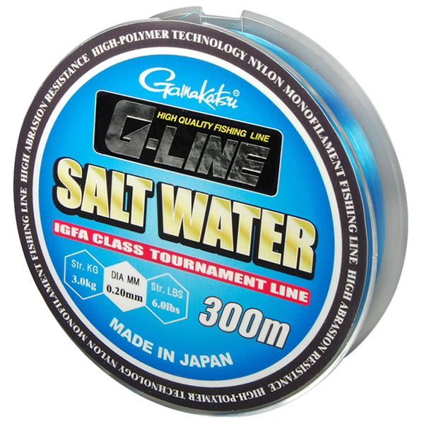 Gamakatsu G-Line Salt Water Fluo Blue 300 m