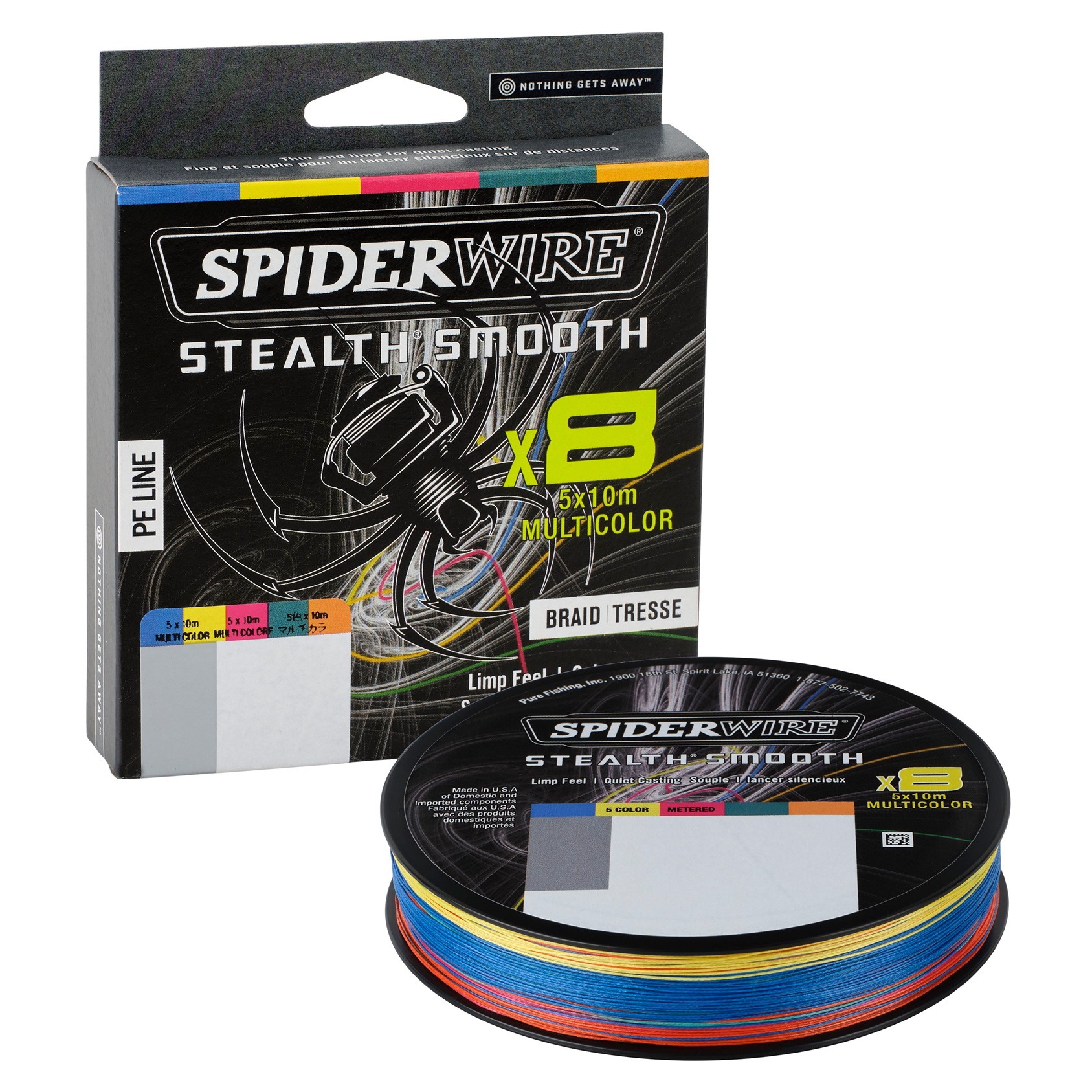 Spiderwire Stealth Smooth 8 Braid Multicolor Braided Line (300m)
