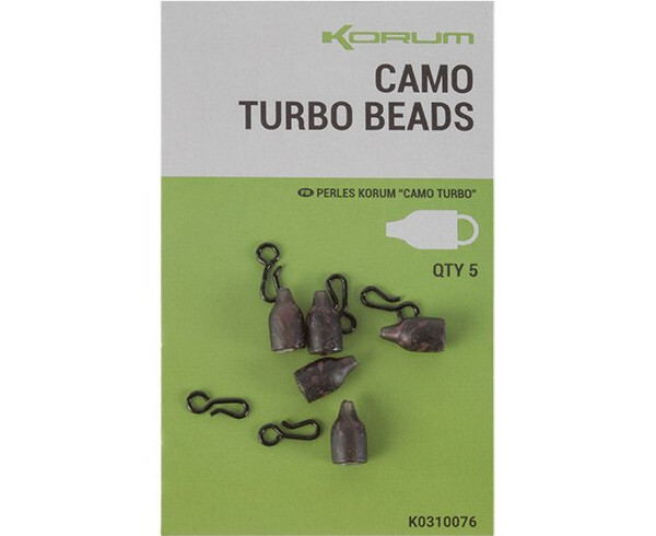 Korum Camo Turbo Beads, 5 pieces!