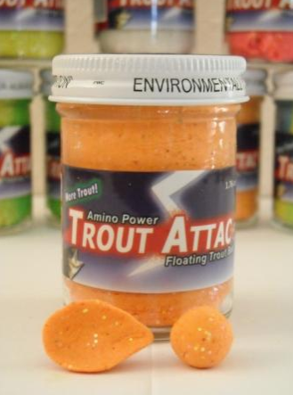 Top Secret Trout Attac Trout Dough - Orange Flash