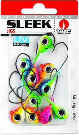 VMC Sleek Jigheads UV (10 pieces)