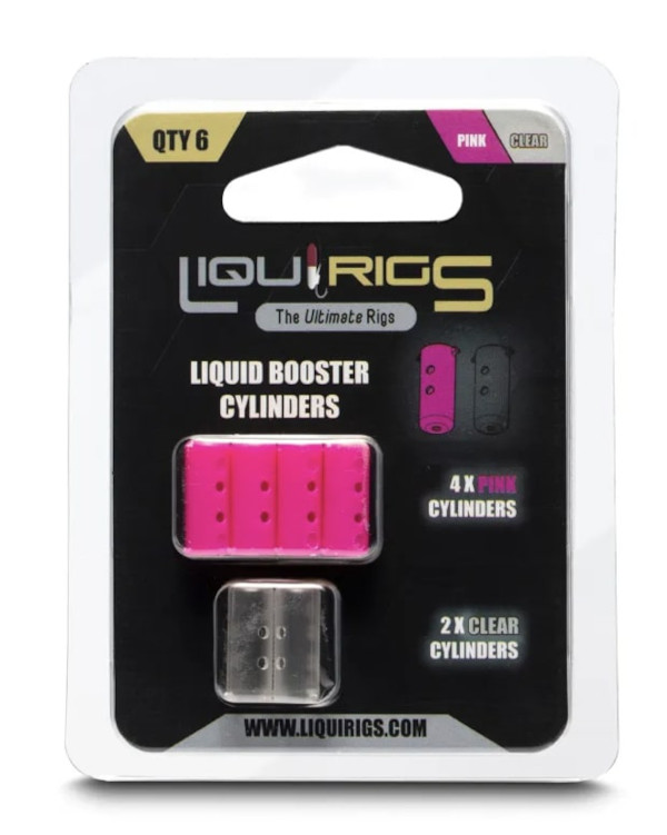 Liquirigs Liquid Booster Cylinders - Pink & Clear
