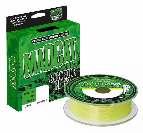 Madcat Backbone Braided Line Chartreuse (300m)