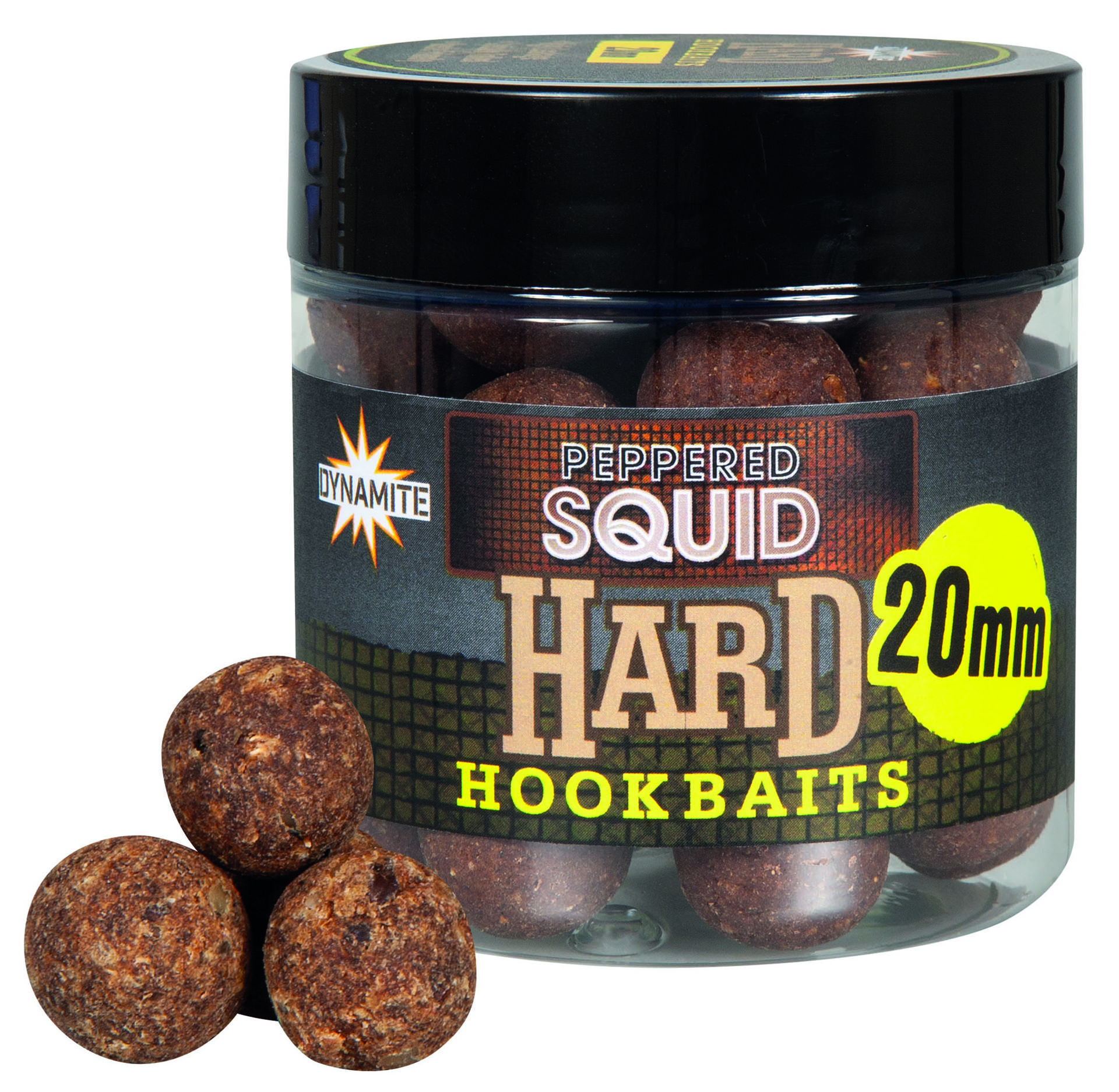Dynamite Baits Peppered Squid Hard Hookbaits 20mm (75g)
