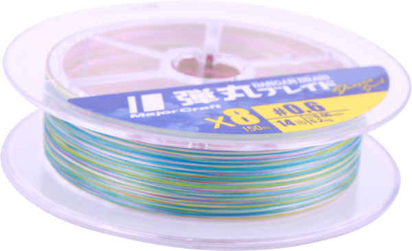 Major Craft Dangan x8 Braid - Multicolor