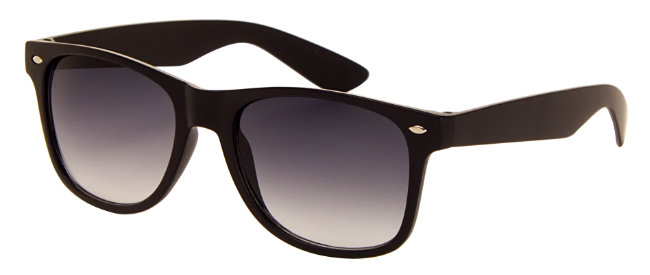 Classic Polarized Sunglasses - Matt Black Frame, Grey Lens