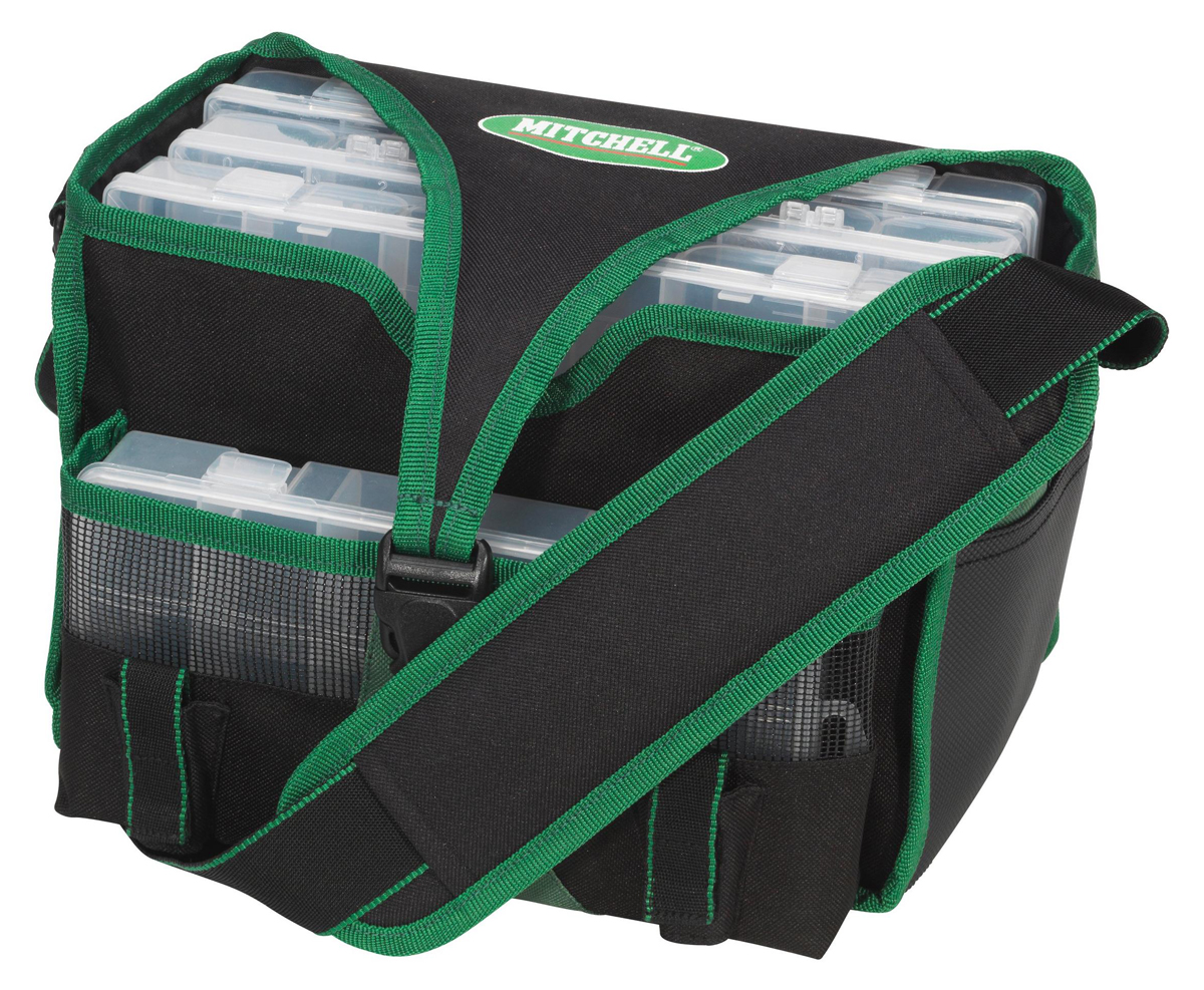 Mitchell Tackle Box Bag including 4 Tackle Boxes
