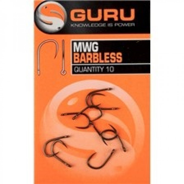 Guru MWG Hooks - Without barb