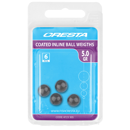 Cresta Coated Inline Ball Weights