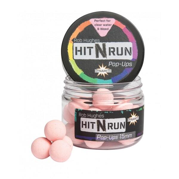 Dynamite Baits Hit N Run Pop Ups (15mm) - Pink