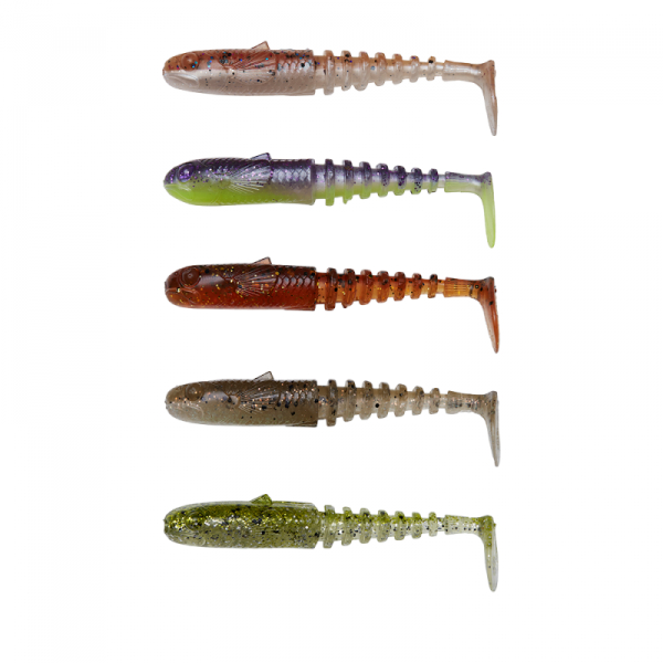 Savage Gear Gobster Shad Clear Water Mix Shad (5 pieces)