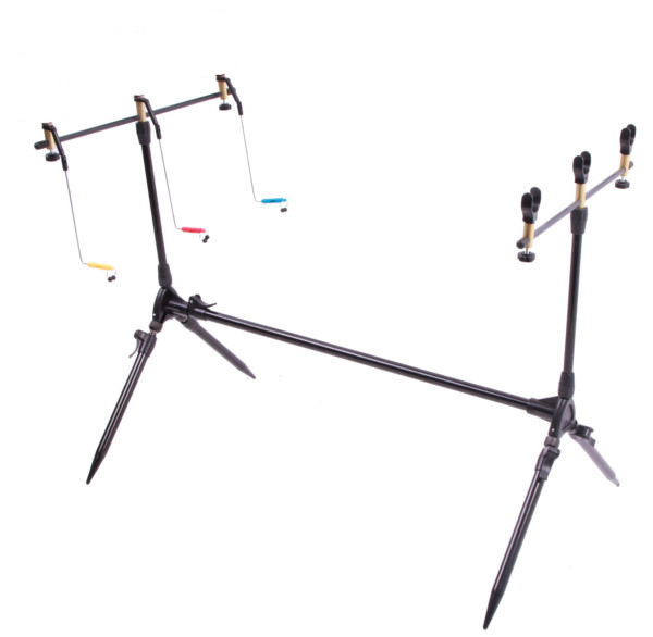 NGT Rod pod complete with bite alarms, batteries, swingers and rod rests