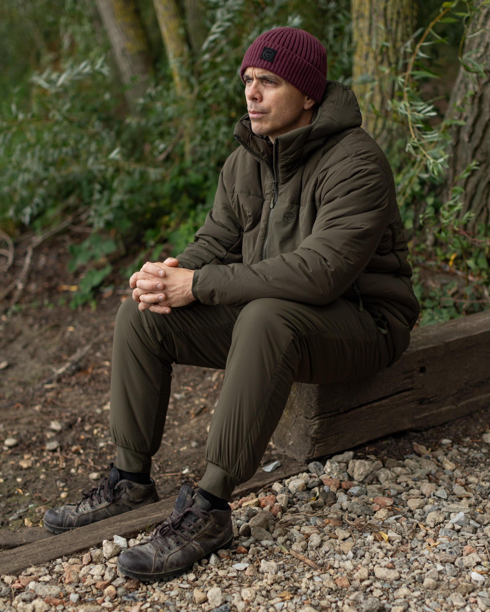 Korda Insulated Hooded Jacket Dark Olive