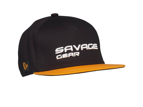 Savage Gear Flat Peak 3D Logo Cap Black Ink