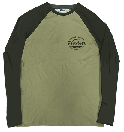 Fladen T-Shirt Long Sleeve Duo Green Pike