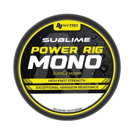 Nytro Sublime Power Rig Mono Nylon Coarse Rig material 100m