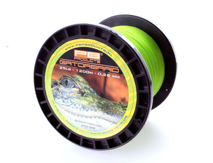 PB Products Gator Braid Chartreuse Braided Line 1200m (0,30mm)