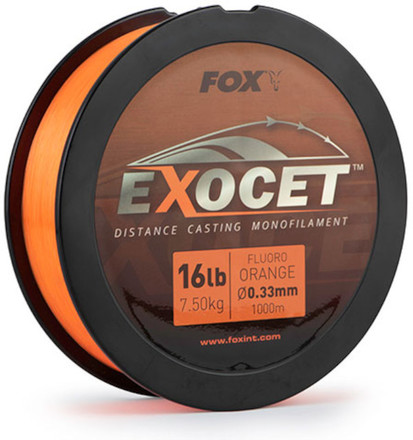Fox Exocet Fluoro Orange Mono Fishing Line