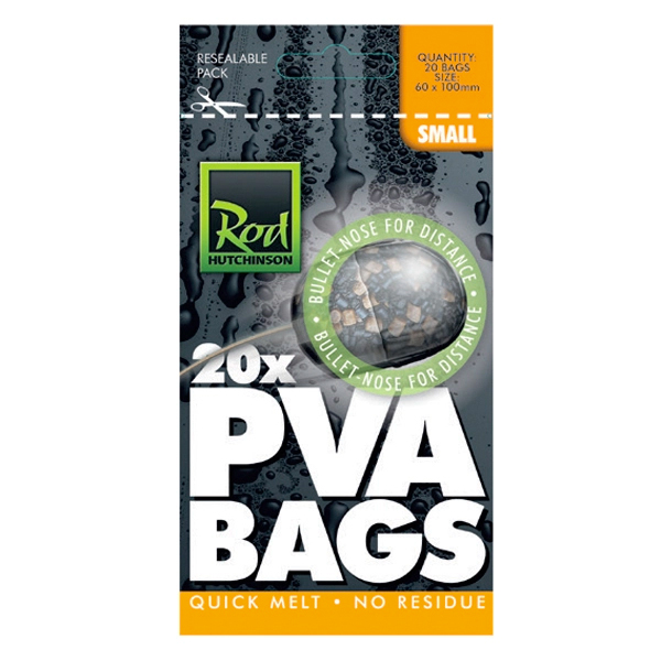 Carp Tacklebox filled with end tackle from Nash, Rod Hutchinson, Ultimate and more! - Rod Hutchinson PVA Bags