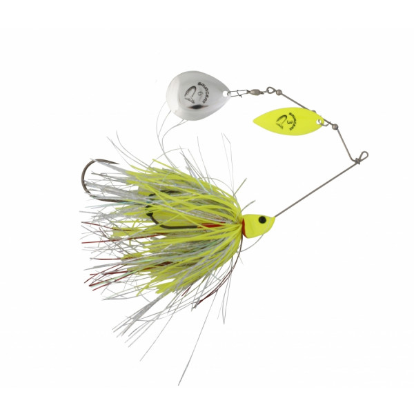 Savage Gear Da'Bush Spinnerbait 21g - Yellow Silver Holo Flame