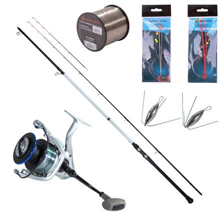 Ultimate Bluecore Quiver Boat Sea Fishing Rod Set 3.00m