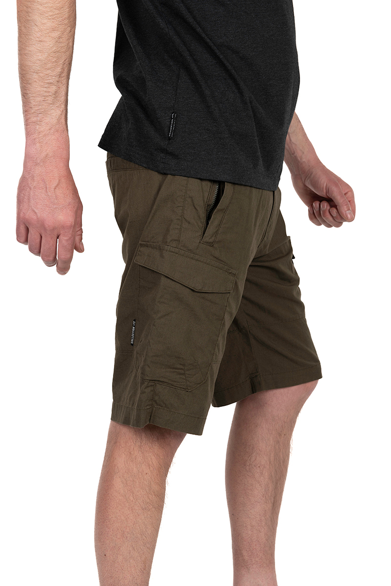 Fox Collection LW Cargo Shorts Green & Black