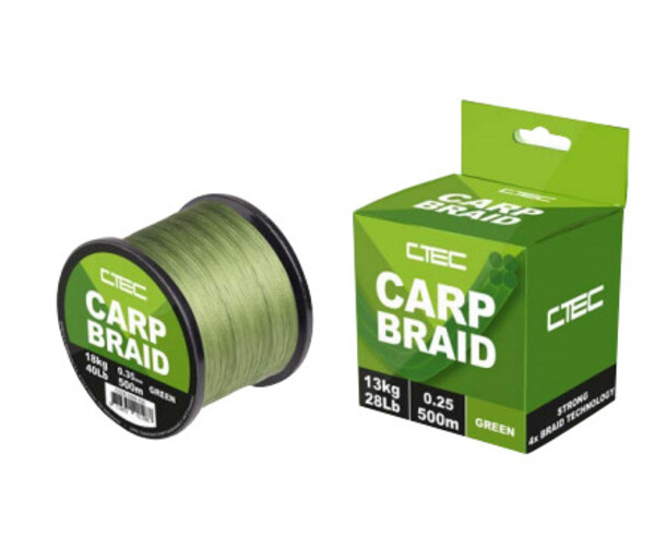 Spro C-Tec Carp Braid Green 500m