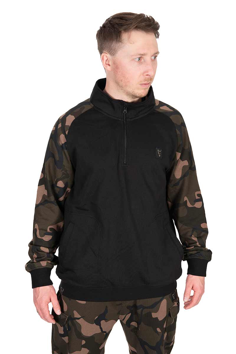 Fox LW Black Camo QTR Zip Fishdeal