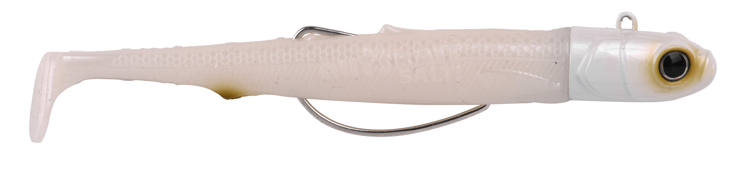 Spro Gutsbait Salt Sea Fish Softbait 8cm (15g) - White Minnow