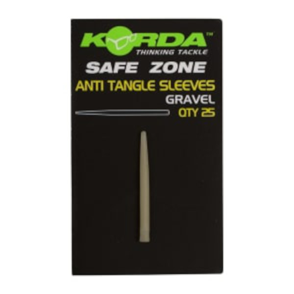 Korda Safe Zone Anti Tangle Sleeves (25 pieces) - Gravel