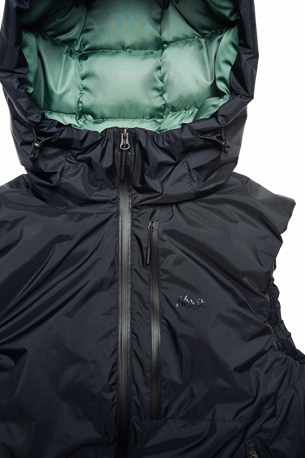 Spro Aurora Down Vest Black Moss Green