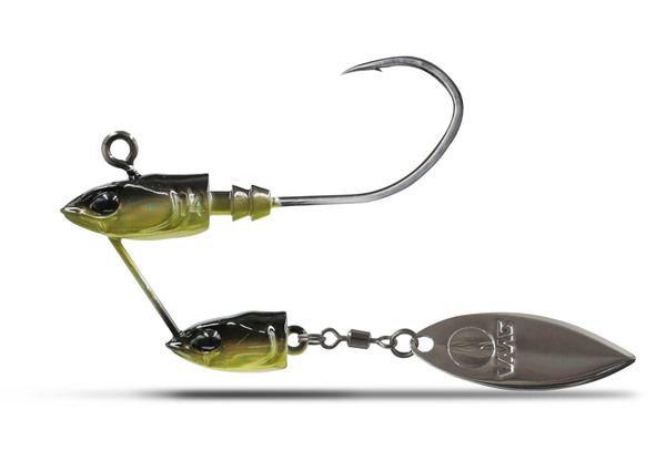 VMC Softbait Twinjig Spinner Green