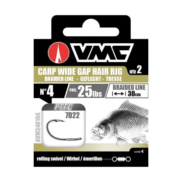 VMC Carp Wide Gap 7022 NT Carp Leader (2 pieces)