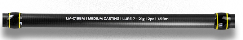 LMAB La Moustique Cast LM-C Baitcaster Rod 1.98m