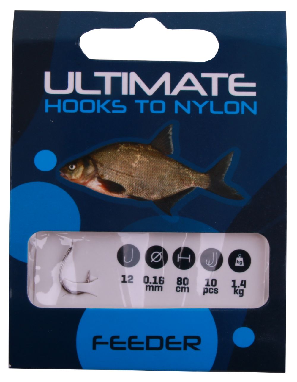 Ultimate Feeder Hooks To Nylon 10 pcs
