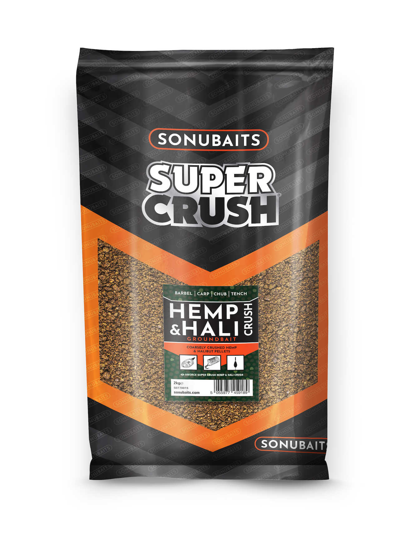 Sonubaits Supercrush Hemp & Hali Groundbait (2kg)