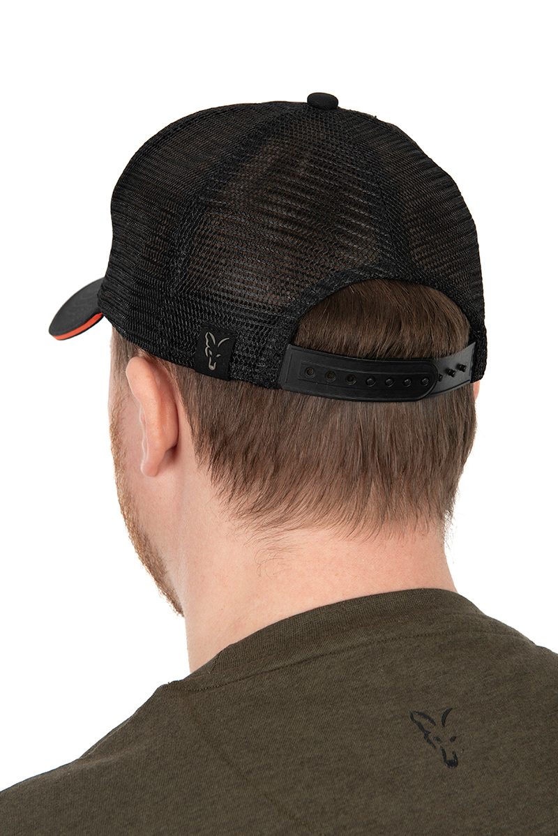 Fox Collection Trucker Cap - Black & Orange