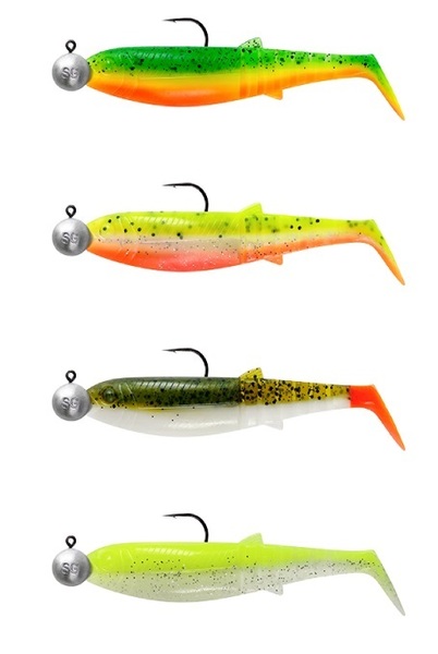 Savage Gear Cannibal Shad 12.5cm 20g+12.5g (#5/0) (4 pieces)