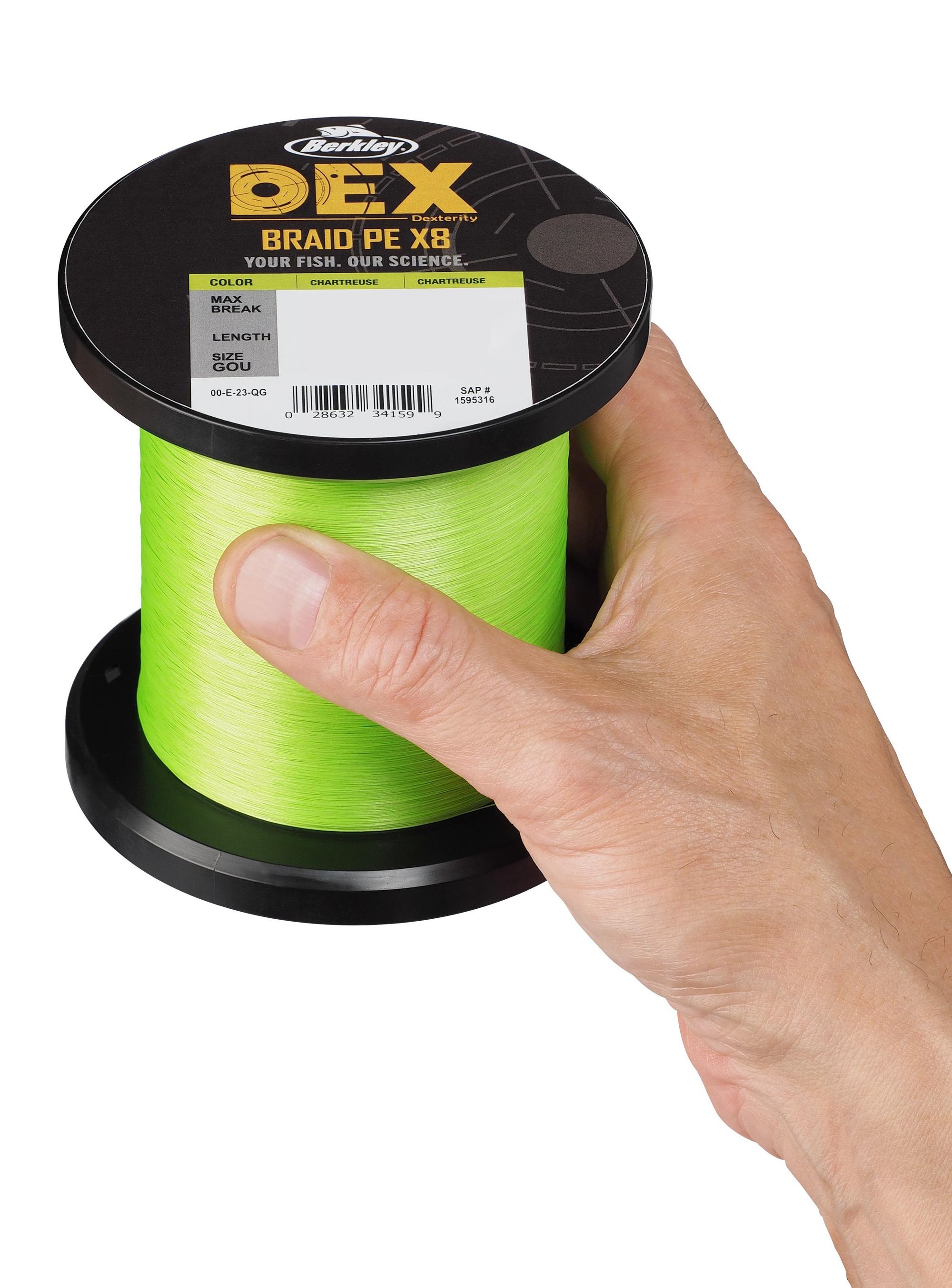 Berkley Dex X8 Braided Line Chartreuse 3000m